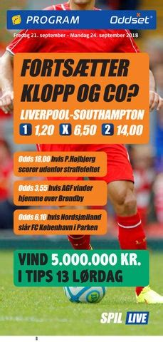 oddset programblad|oddset den lange programblad.